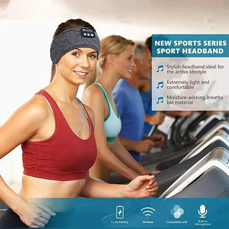 Bluetooth sleep headband with wireless HD speakers