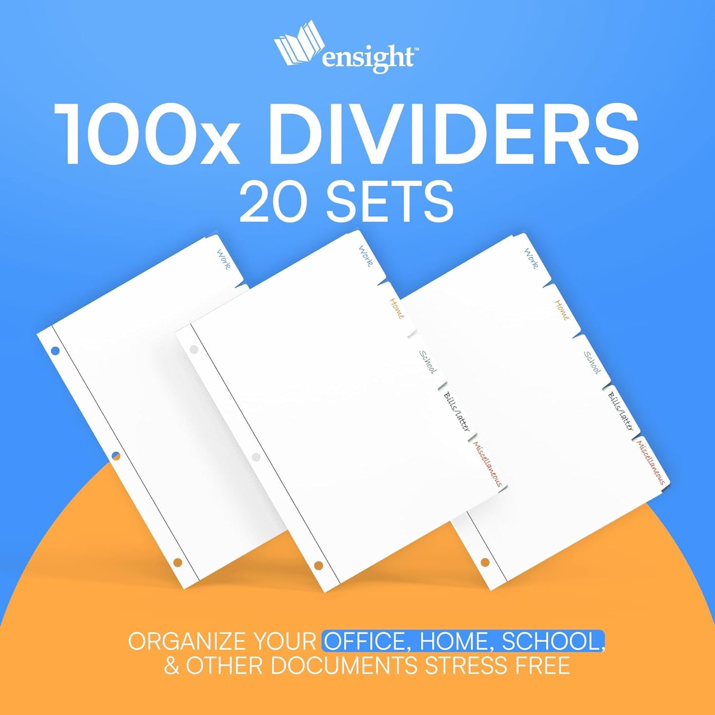 Divider Pages with Tabs