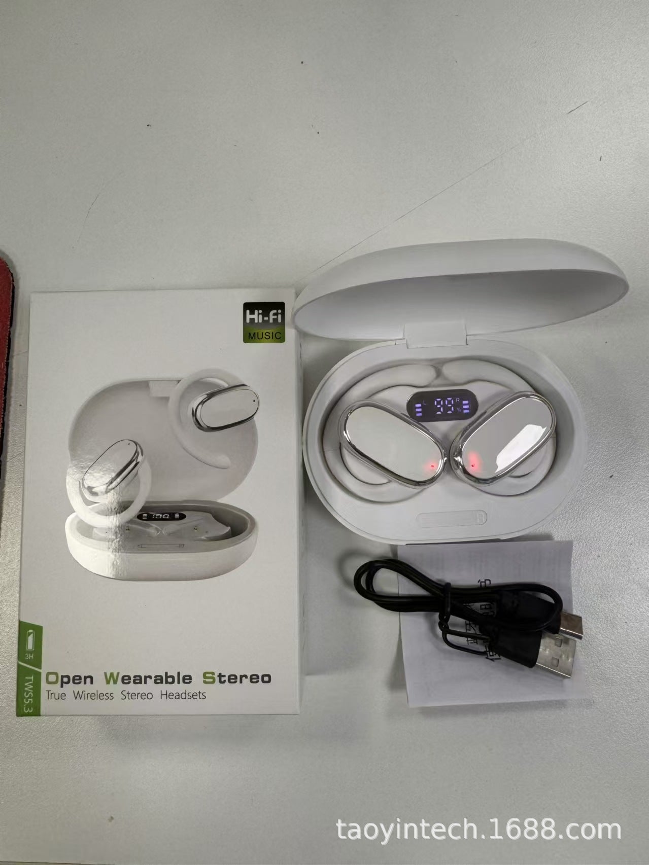 Wireless Ear Phones Conduction Bluetooth