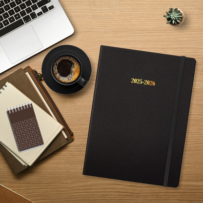 Medical Professional Leather Planner 2025-2026 - Healthcare Scheduling & Clinical Documentation