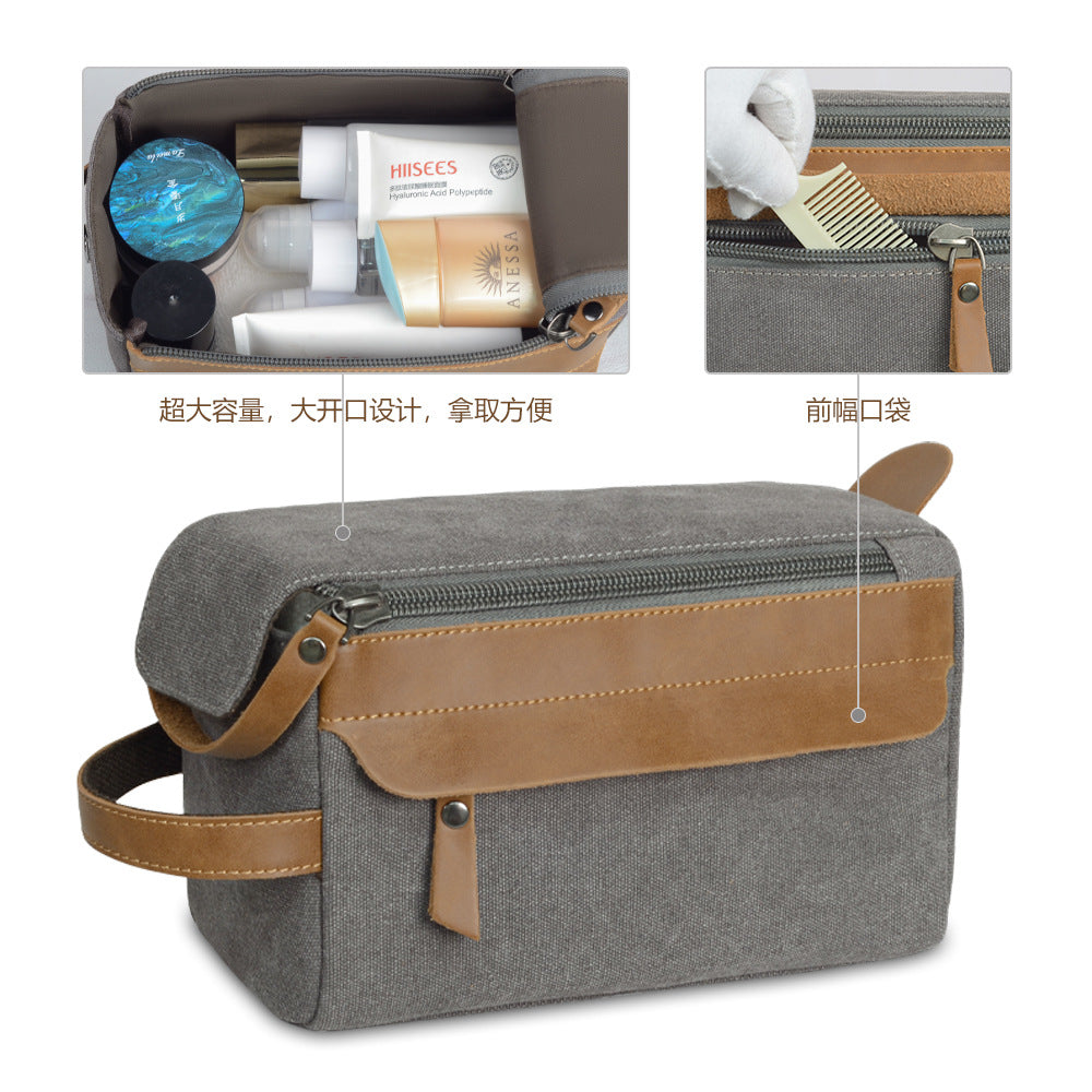 Canvas Travel Toiletry Bag