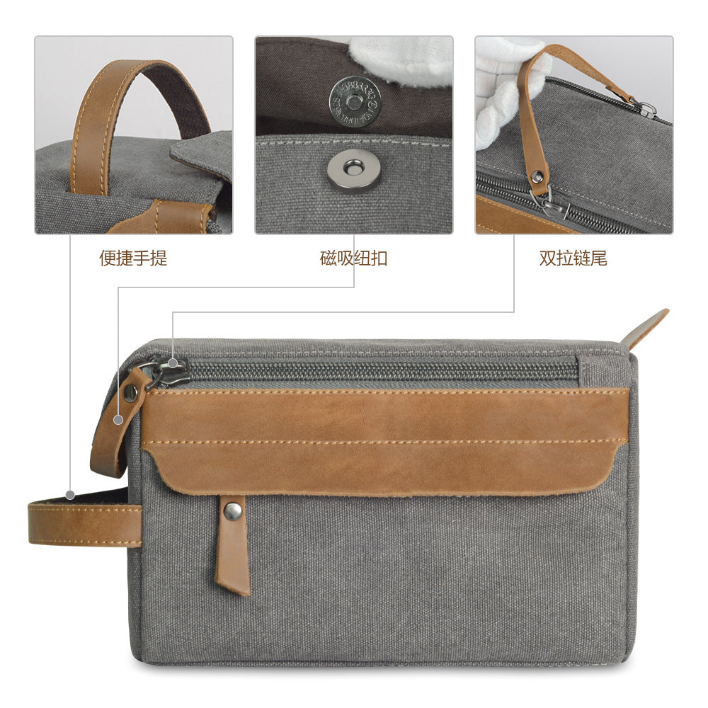 Canvas Travel Toiletry Bag