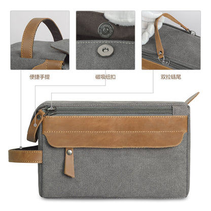 Canvas Travel Toiletry Bag