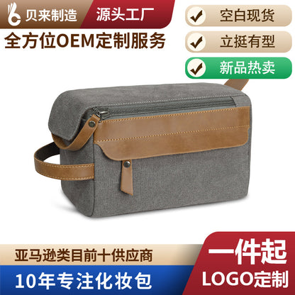 Canvas Travel Toiletry Bag