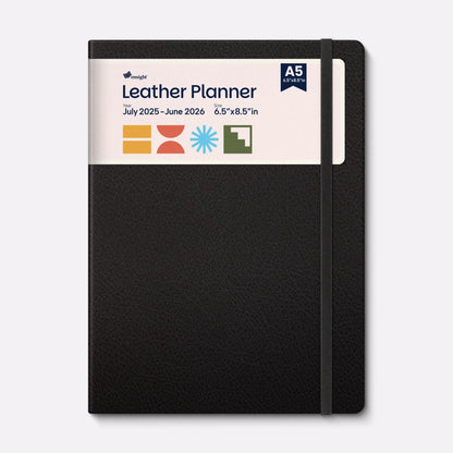 Leather Planner 2025-2026 - Healthcare Scheduling & Clinical Documentation