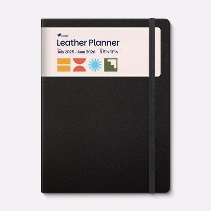 Leather Planner 2025-2026 - Healthcare Scheduling & Clinical Documentation