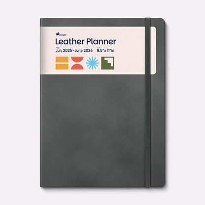 Leather Planner 2025-2026 - Healthcare Scheduling & Clinical Documentation