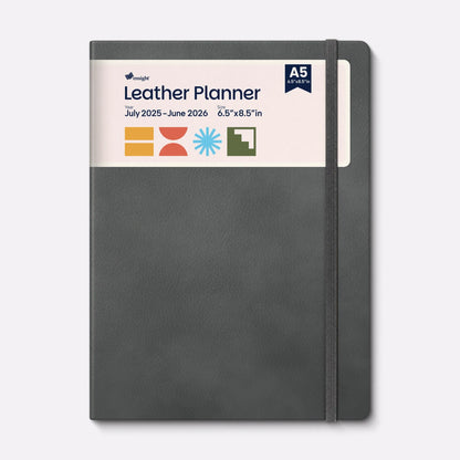 Leather Planner 2025-2026 - Healthcare Scheduling & Clinical Documentation