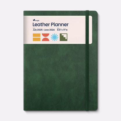 Leather Planner 2025-2026 - Healthcare Scheduling & Clinical Documentation
