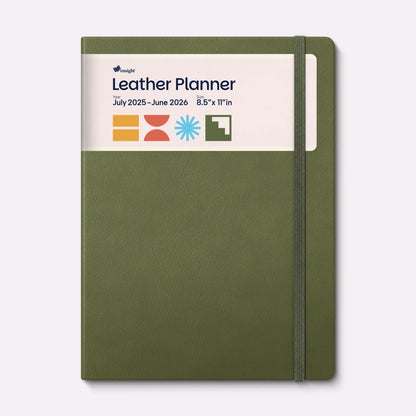 Leather Planner 2025-2026 - Healthcare Scheduling & Clinical Documentation
